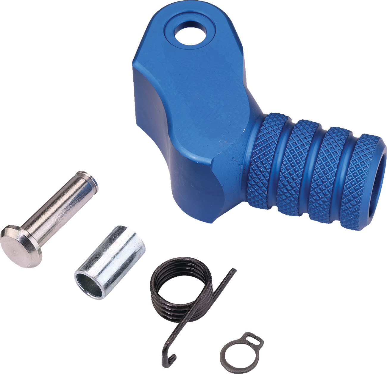 Knurled Shift Lever Tip - 20 mm - Blue