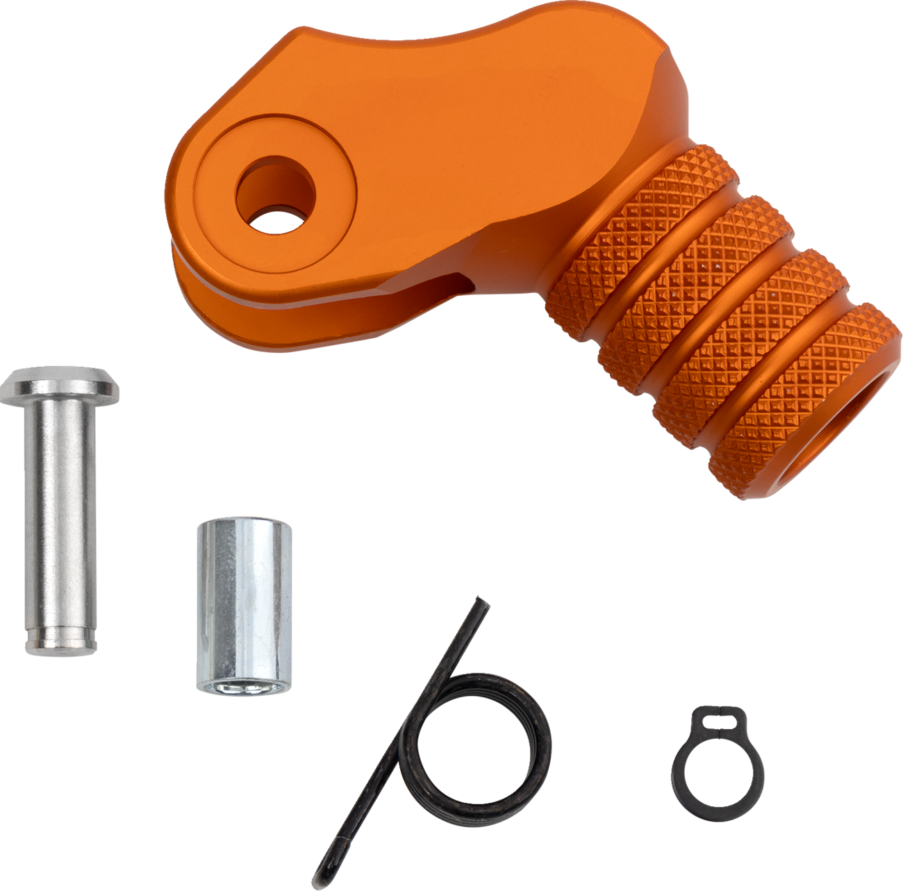 Knurled Shift Lever Tip - 20 mm - Orange