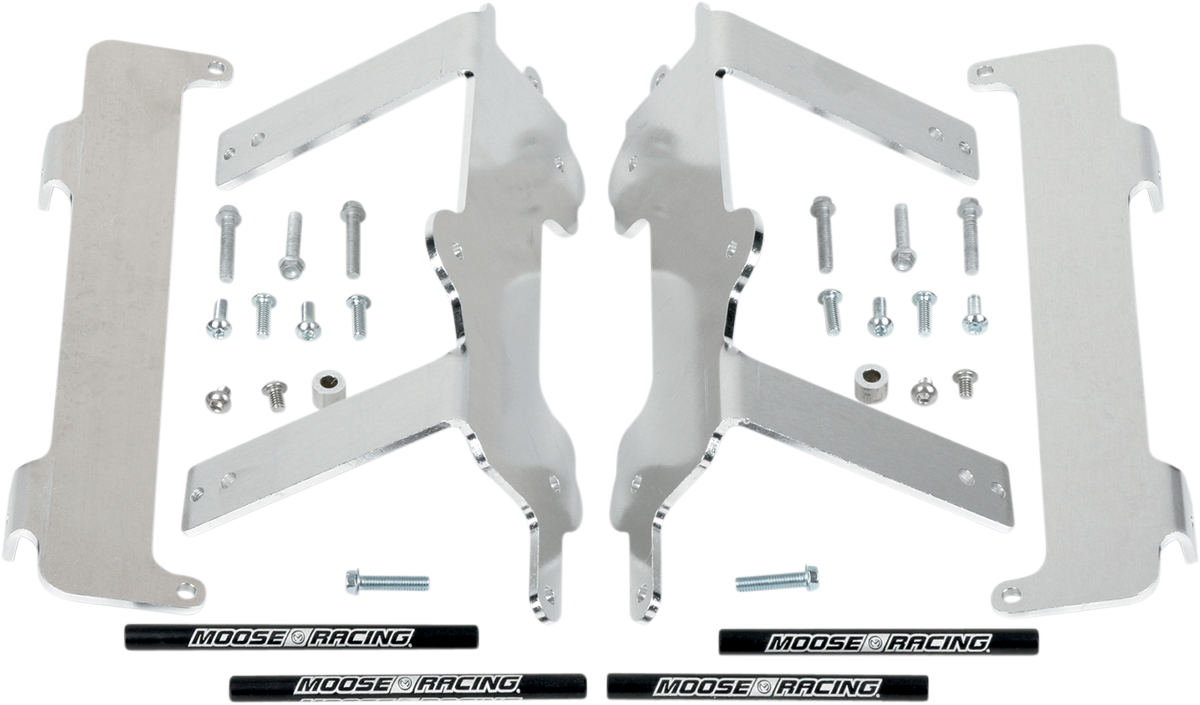 Radiator Braces - Silver - Yamaha