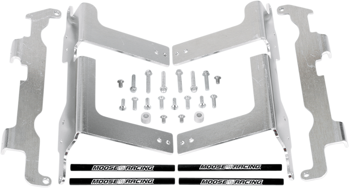 Radiator Braces - Silver - Honda