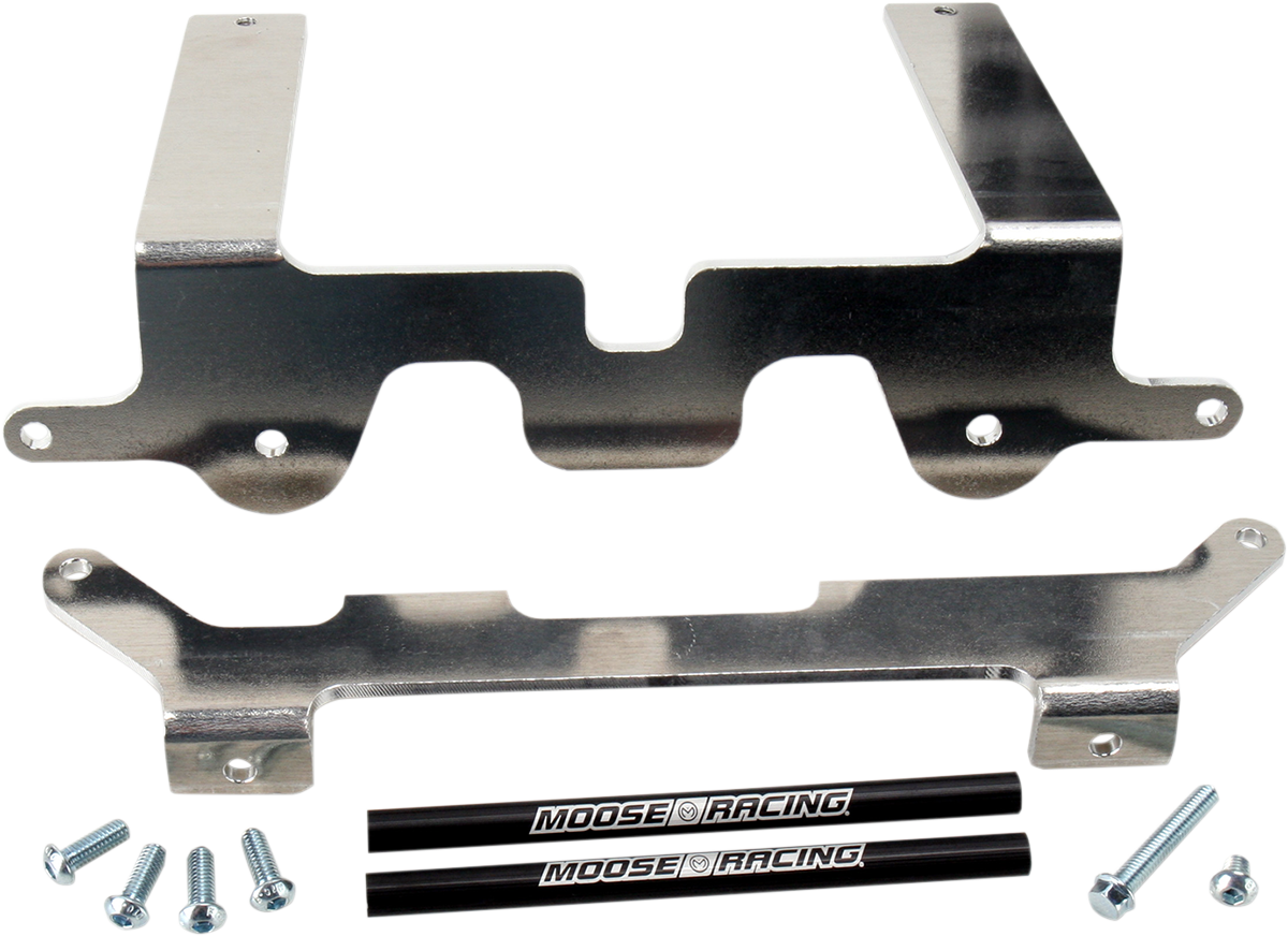 Radiator Braces - Silver - Yamaha