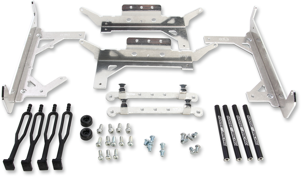 Radiator Braces - Silver - Husqvarna/KTM