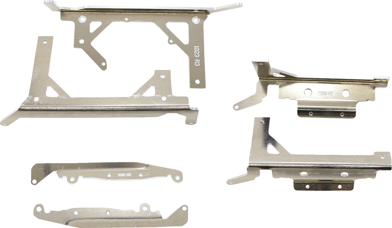 Radiator Braces - Silver - Gas Gas/Husqvarna/KTM