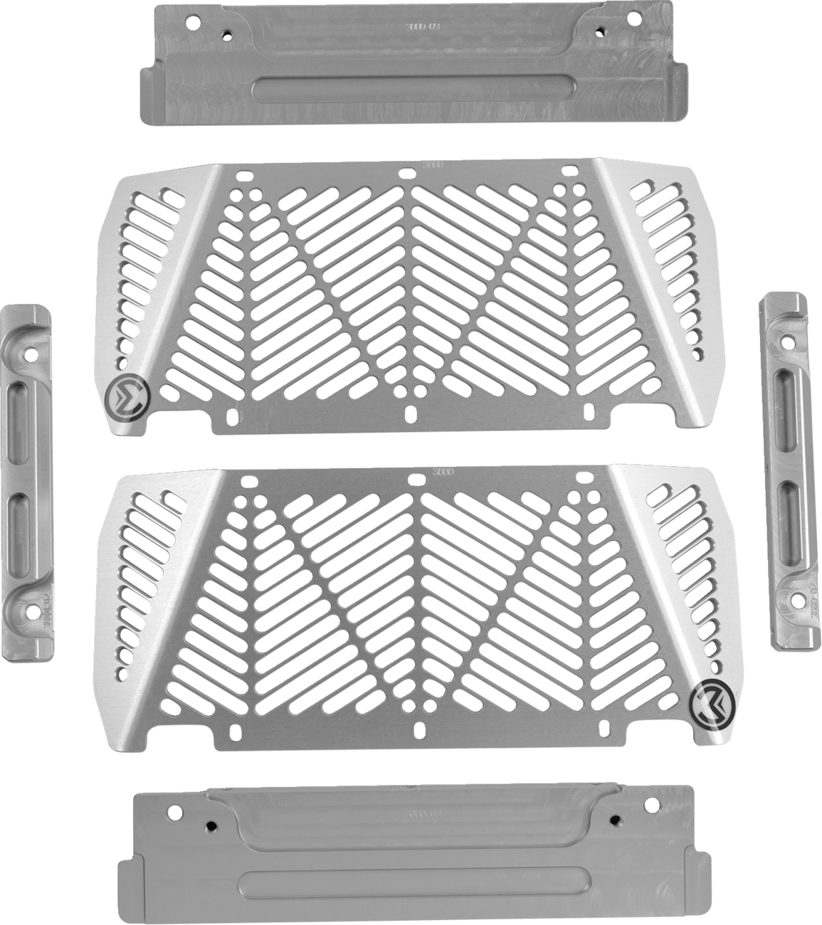 Radiator Guards - Silver - Kawasaki/Suzuki