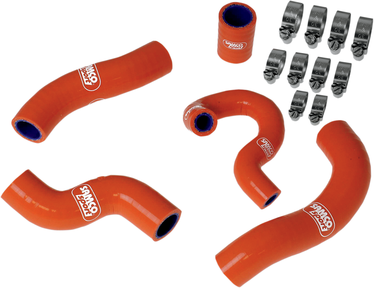 Race Fit Radiator Hose Kit - Orange - KTM