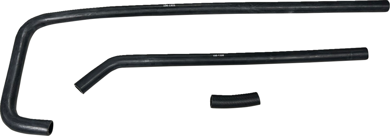 Replacement Radiator Hose Kit - Black - Polaris 400