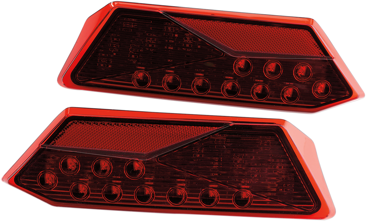 Taillights - LED - RZR1000 - Red