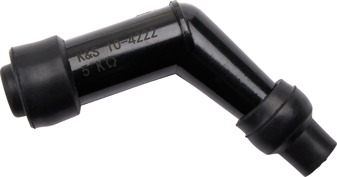 Spark Plug Resistor Cover - 120° Elbow Type - Short