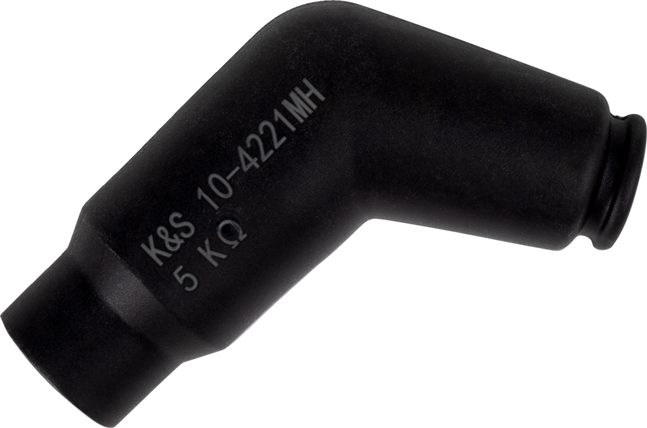 Spark Plug Resistor Cover - 120° Elbow Type