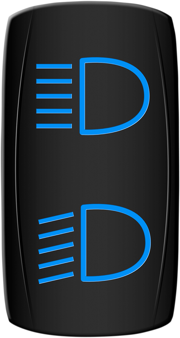 Rocker Switch - Hi/Lo Beam - Blue