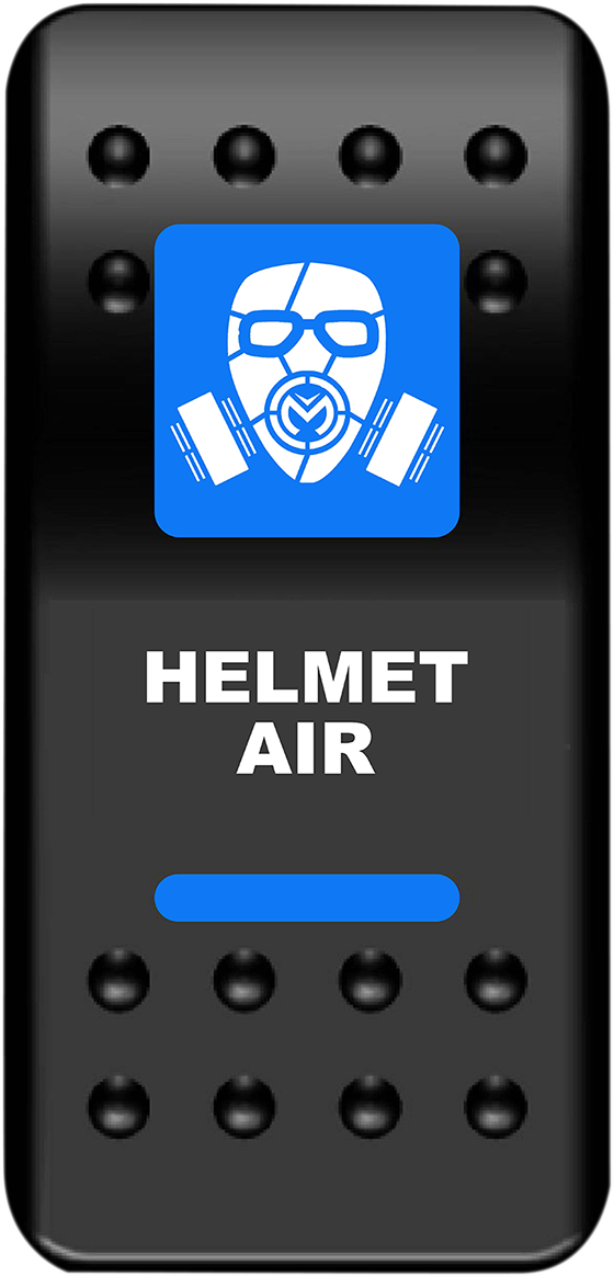Rocker Switch - Helmet Air - Blue