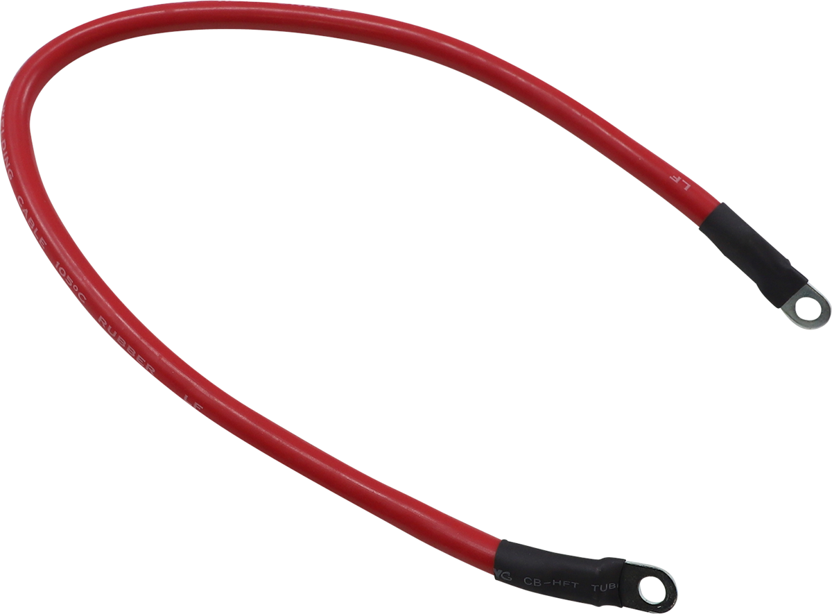 Battery Cable - 18" - Red