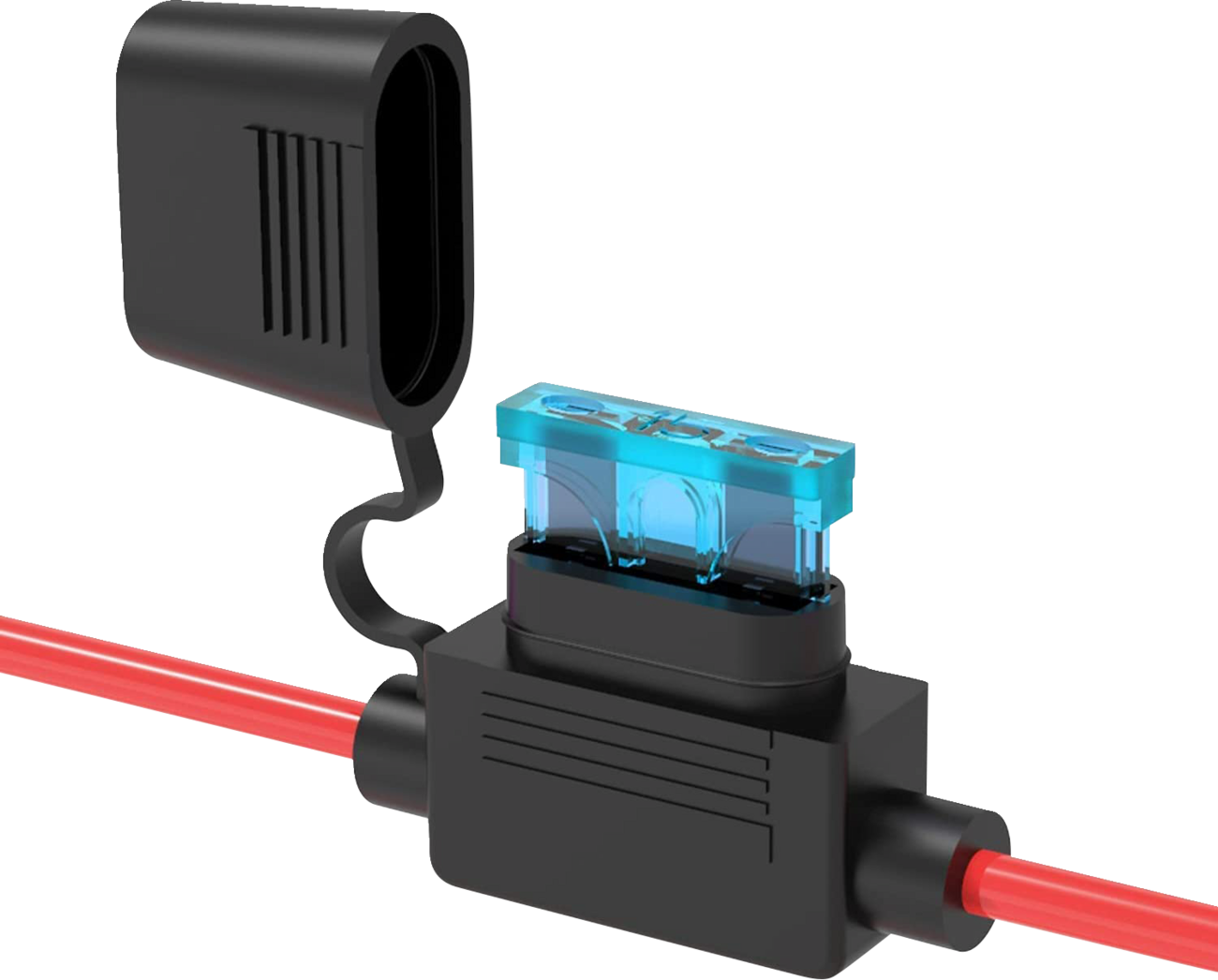 In-line Fuse Holder - 15 A - 2 Pack