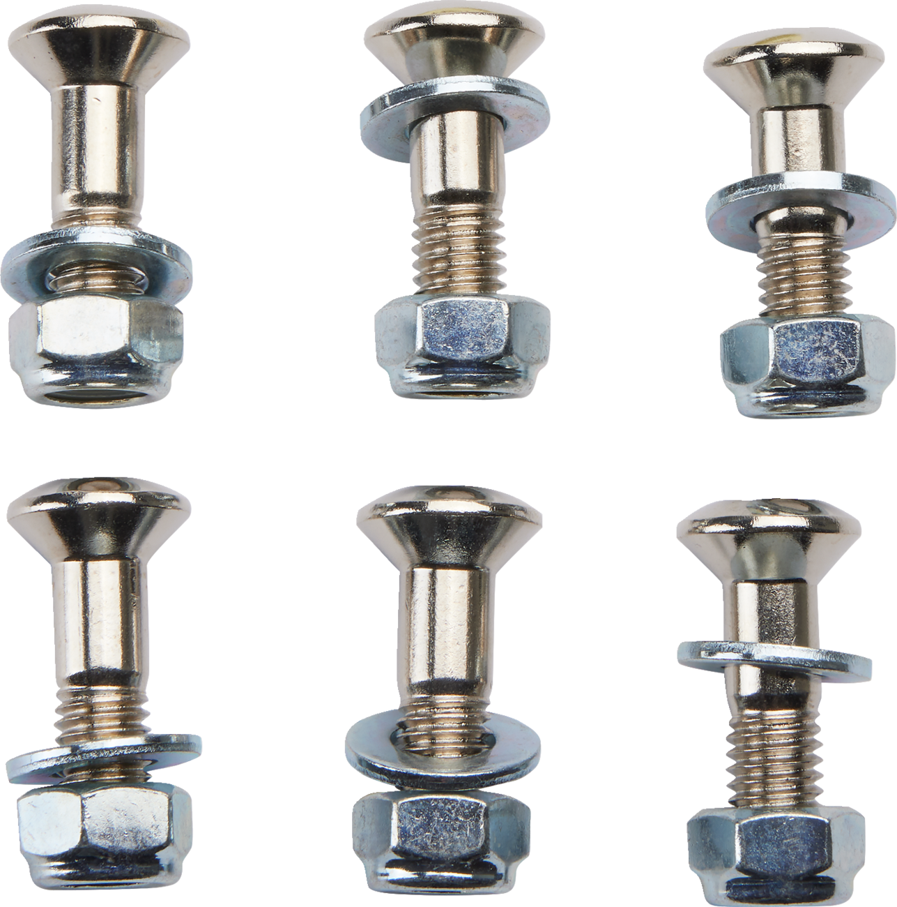 Bolts with Nuts/Washers - Sprocket - M8 x 30 mm - 6 Pack - Kawasaki