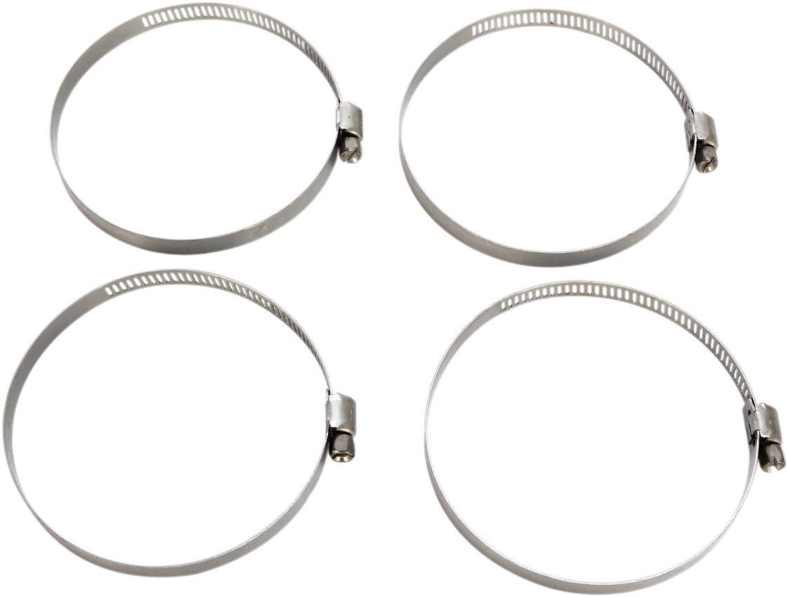 Clamp Hose - Stainless Steel - 58-83 mm - 4-Pack