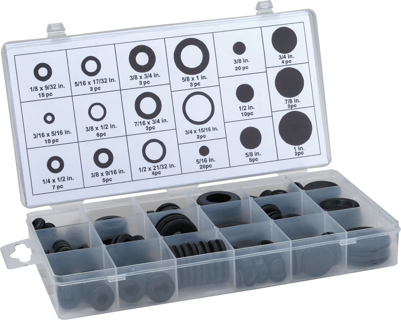 Grommet - Assortment - 125 Piece