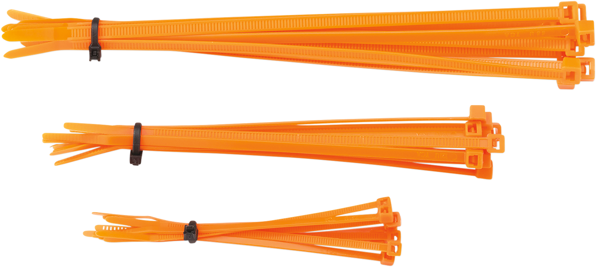 Cable Ties - Orange - 30-Pack