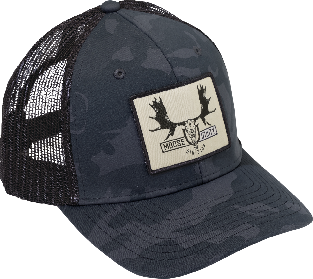MUD Euro Hat - Black Camo