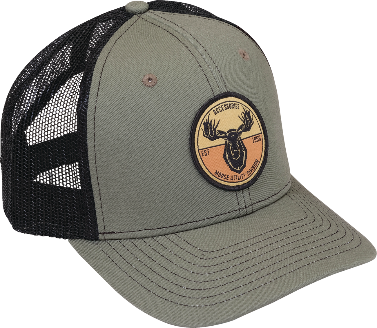 MUD Badge Hat - Olive/Black