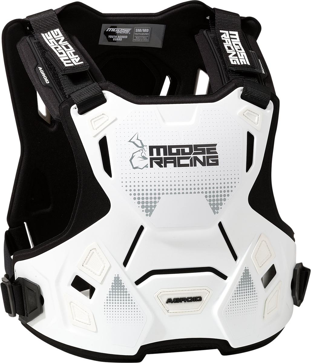 Youth Agroid™ Chest Guard - White - S/M