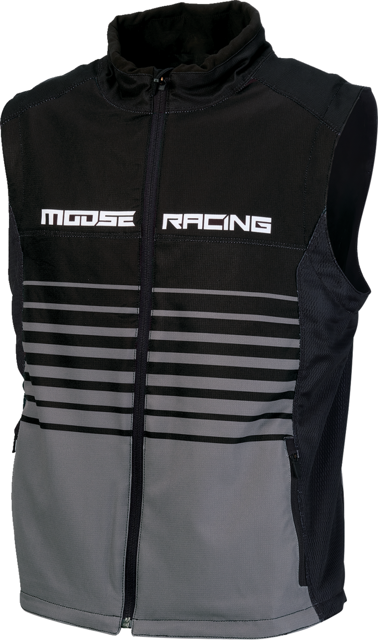 Moto Vest - Black/Gray - 3XL