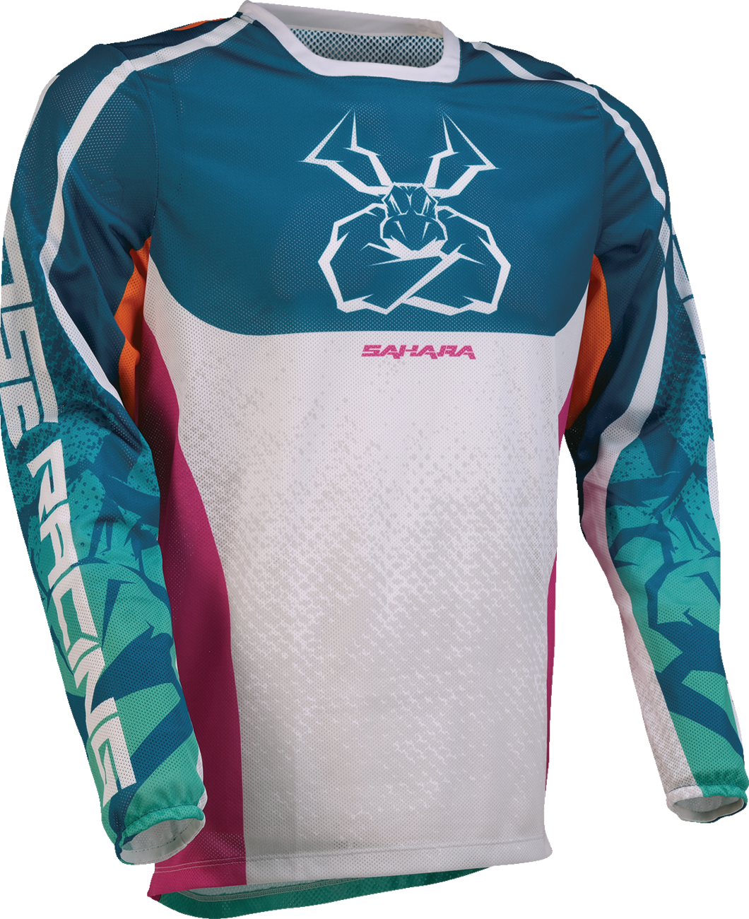 Sahara Jersey - Teal/Orange/Pink - 3XL