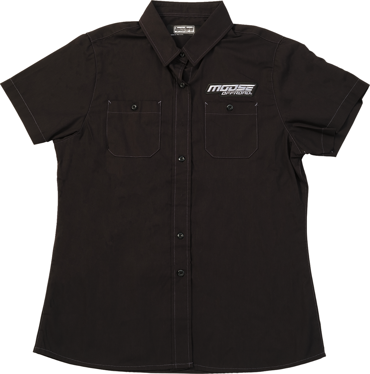 Women's Moose Offroad Shop Shirt - Black - Large