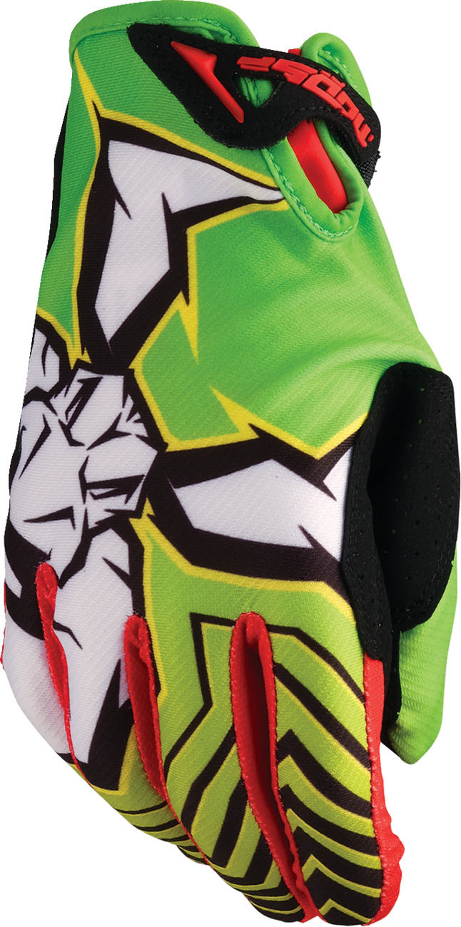Agroid™ Pro Gloves - Green/Red - 2XL