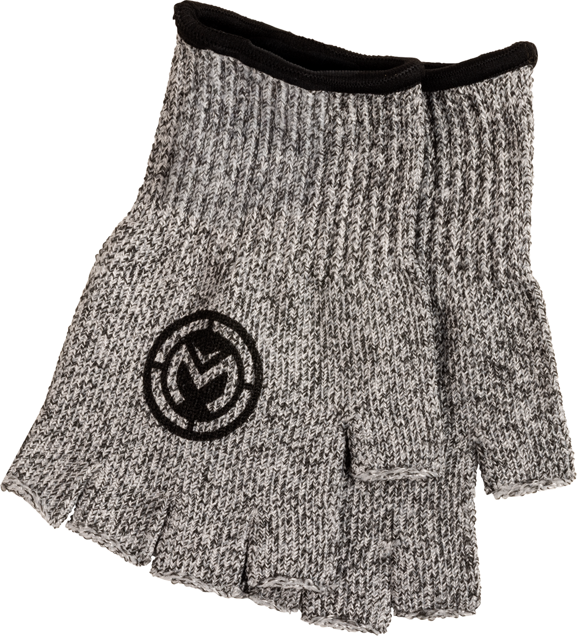 Moose Half Finger Glove Liners - Gray - Large