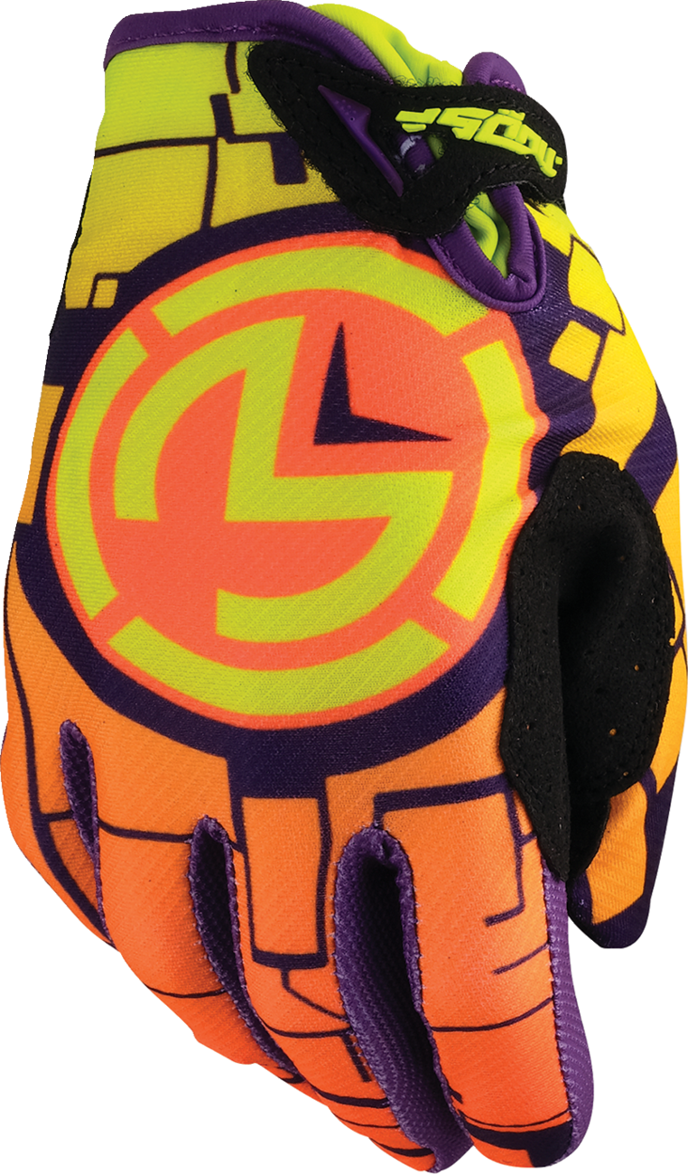 Youth SX1™ Gloves - Orange/Green - XS