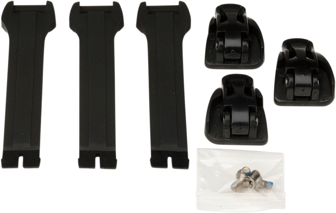 Strap/Buckle Kit - Youth - Long - Black