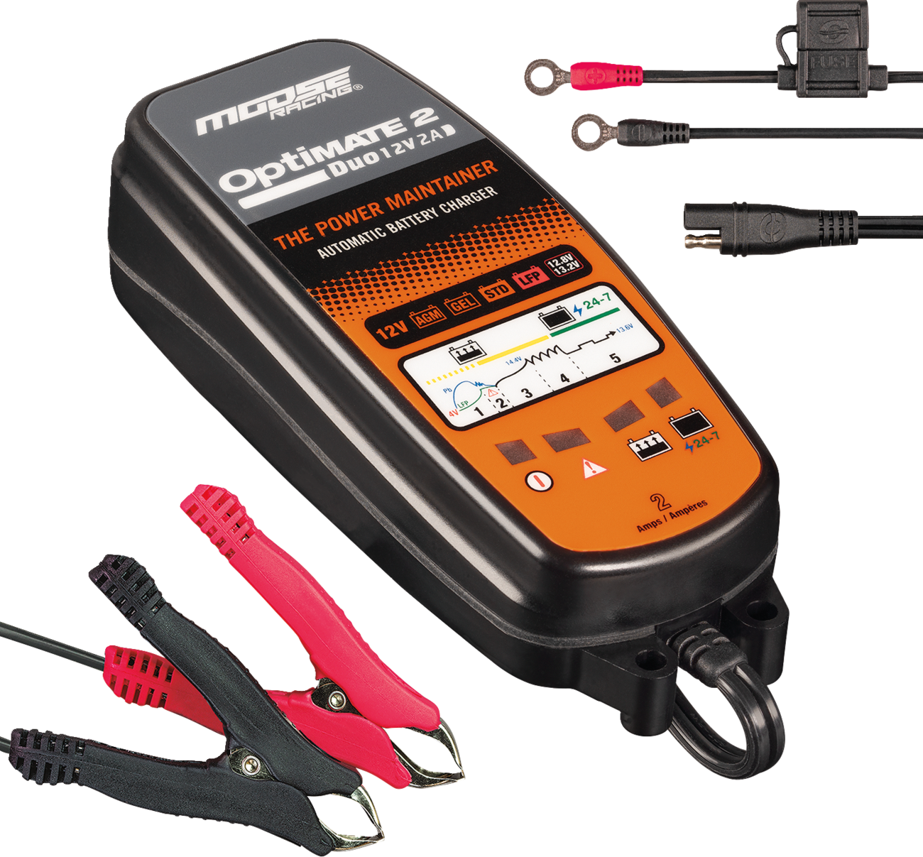 Battery Charger/Maintainer - Optimate 2 Duo