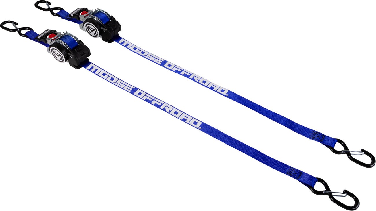 Tie Down - Retractable Ratchet - 1" x 10' - Blue