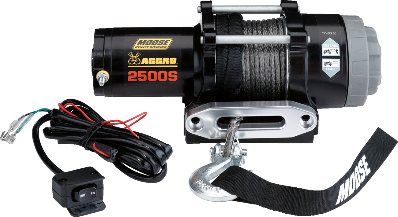 2500 lb Winch - Synthetic Rope - 50'