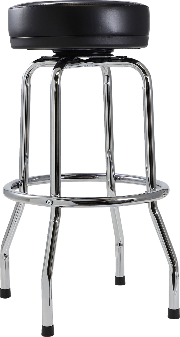Bar Stool - Moose Racing - Black/White
