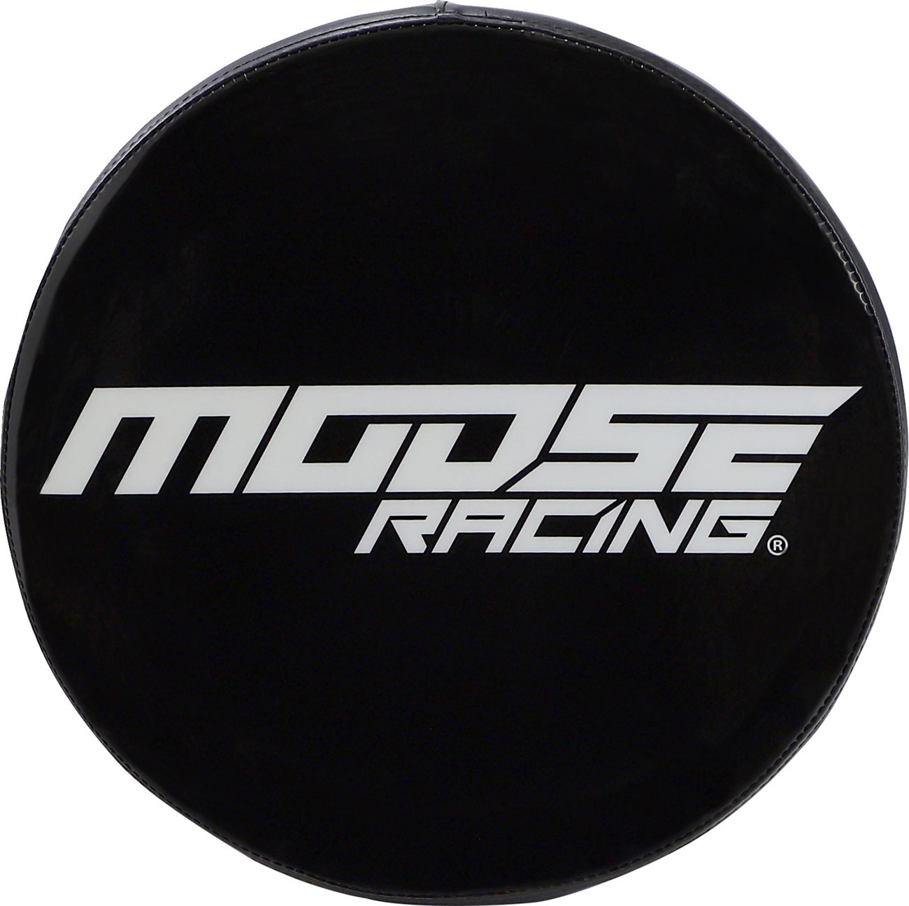 Bar Stool Seat - Moose Racing - Black/White