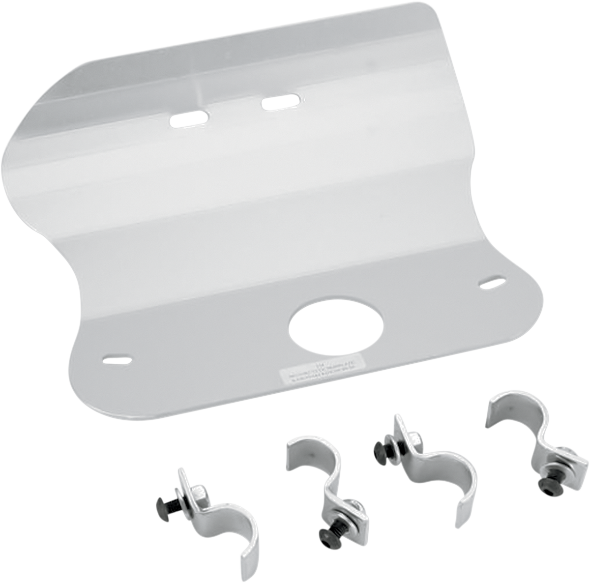 Skid Plate - Silver - Kawasaki - KDX 200/220