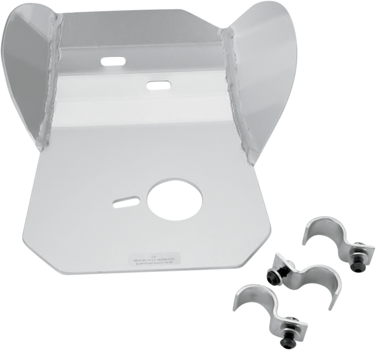 Skid Plate - Silver - Kawasaki - KX 250