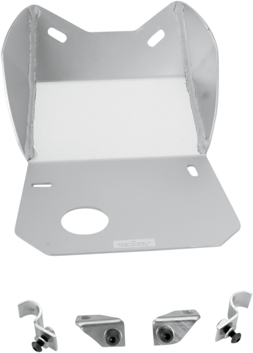 Skid Plate - Silver - Honda - XR250R