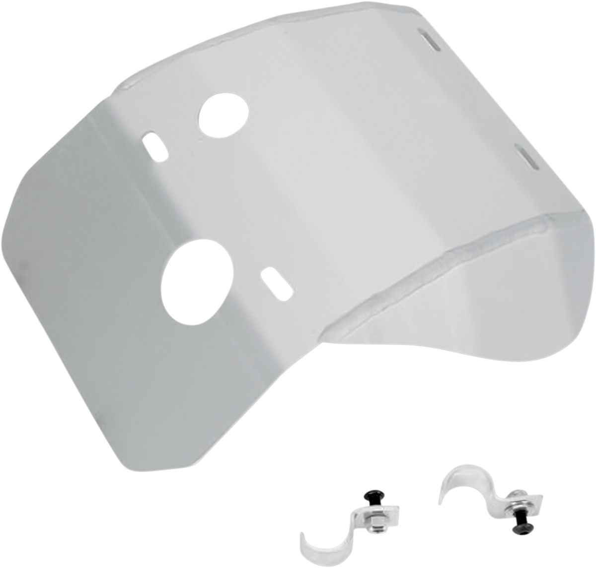 Skid Plate - Silver - Suzuki - DR 250/350