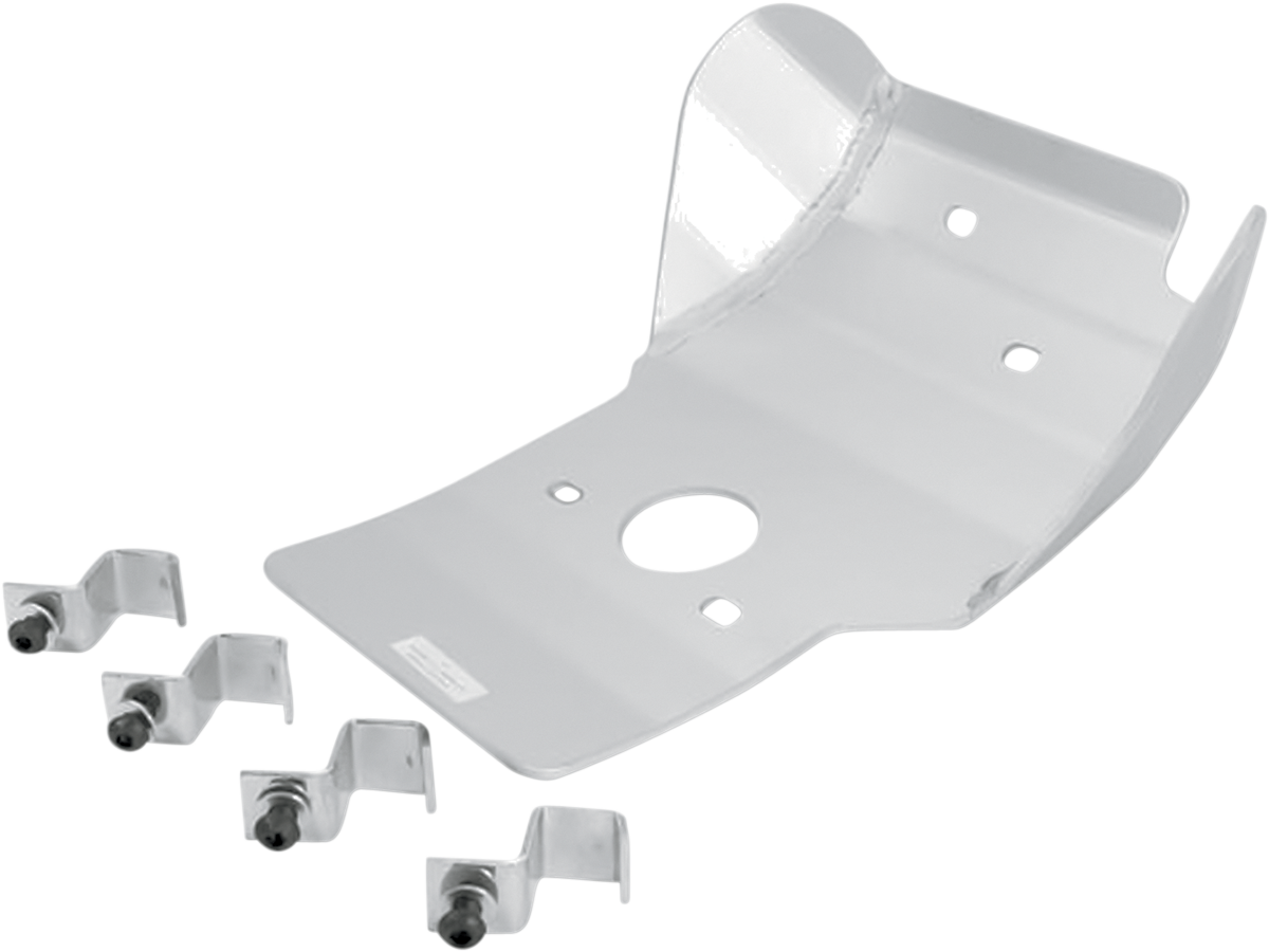 Skid Plate - Silver - Honda - CR250R