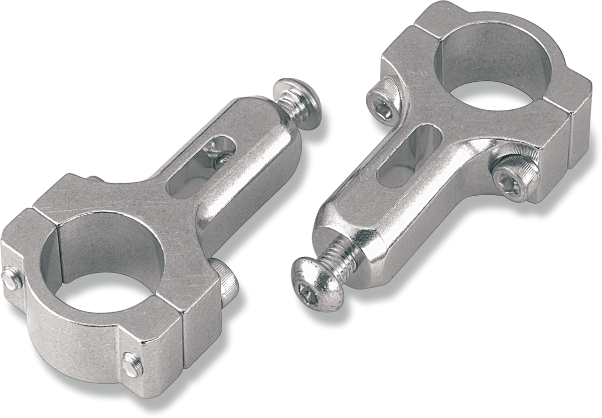 Aluminum 7/8" Handguard Mount Clamps - Silver