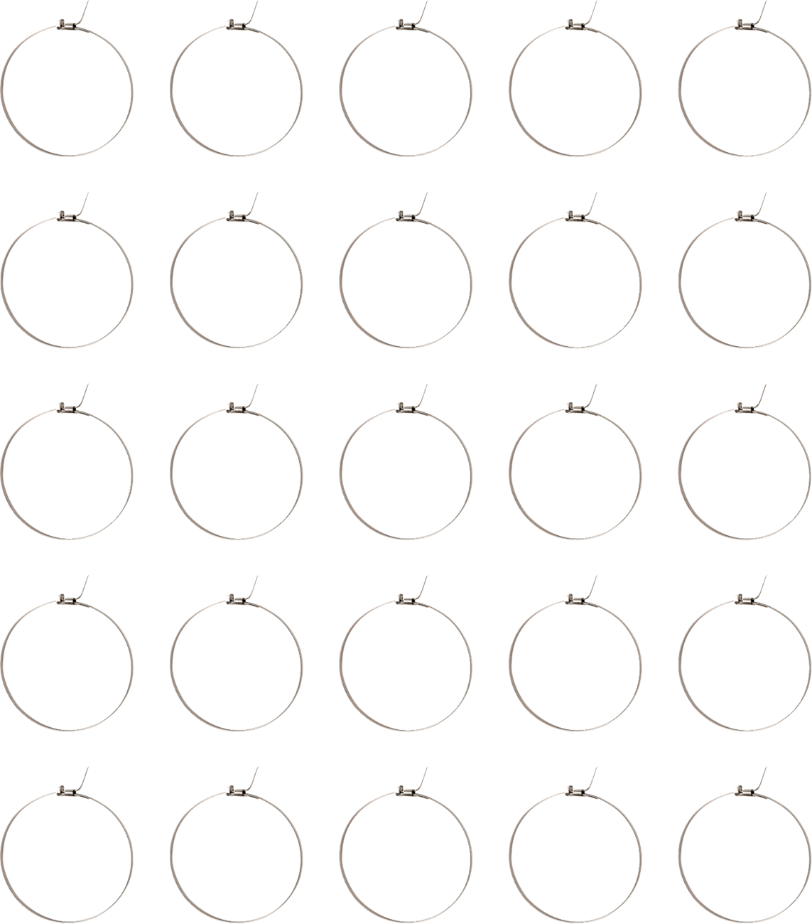 Boot Clamps - 6 mm x 482 mm - 25 Pack