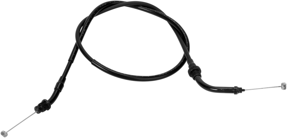 Black Vinyl Throttle Cable - Push - '88-'00 Gold Wing