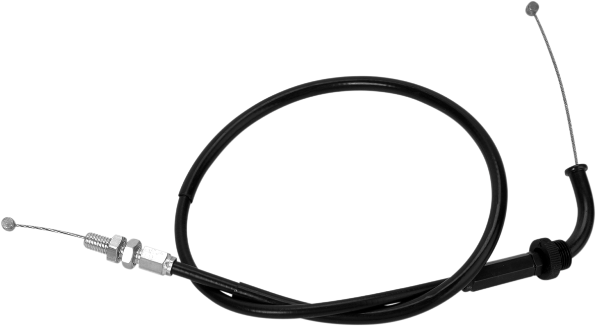 Black Vinyl Throttle Cable - Push - '99-'01 GSX1300R Hayabusa
