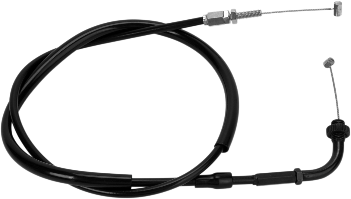 Black Vinyl Throttle Cable - Pull - '84-'88 Honda VF/VT