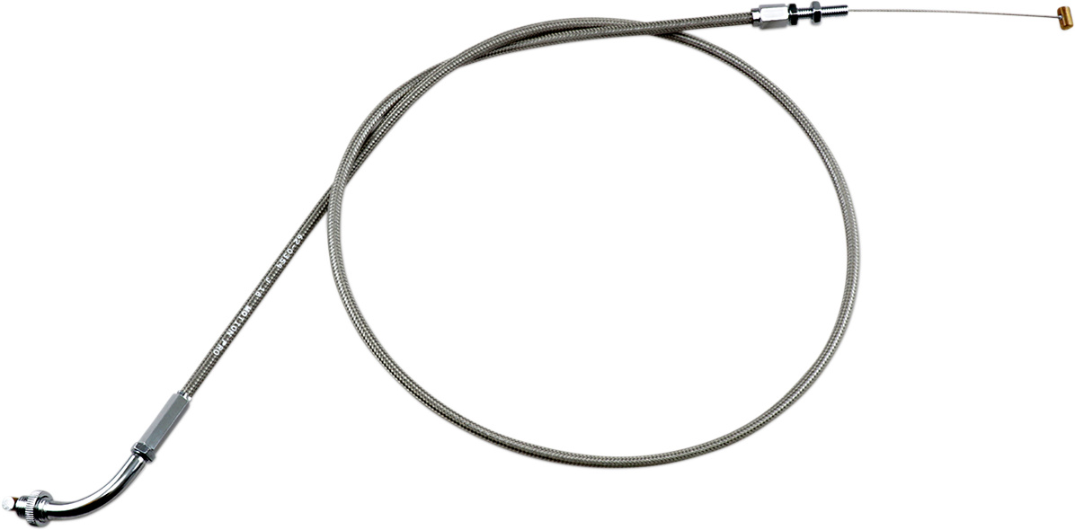 Armor Coat Stainless Steel Throttle/Idle Cable for Cruisers - Pull - VT600/750