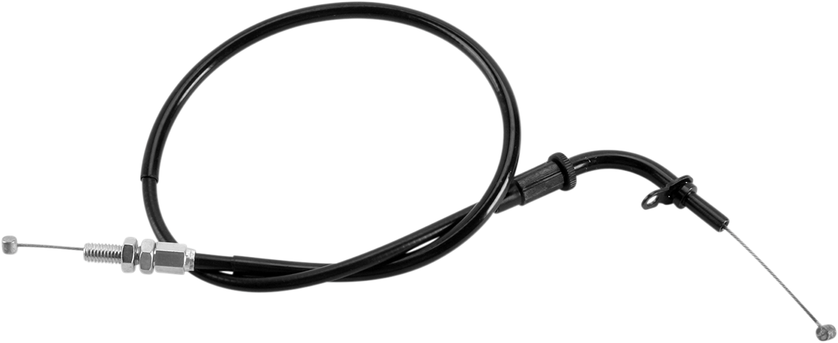 Black Vinyl Throttle Cable - Pull - '99-'01 GSX1300R Hayabusa