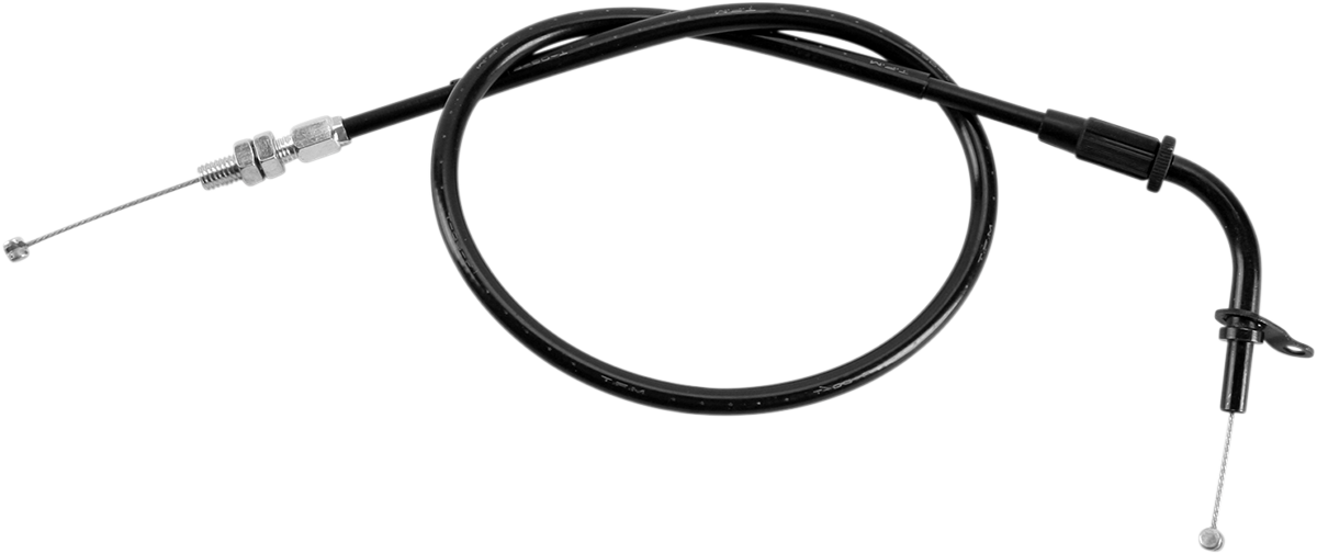 Black Vinyl Throttle Cable - Pull - '01-'04 GSX-R