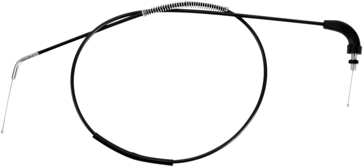Black Vinyl Throttle Cable - Pull - '76-'81 Suzuki PE/RM